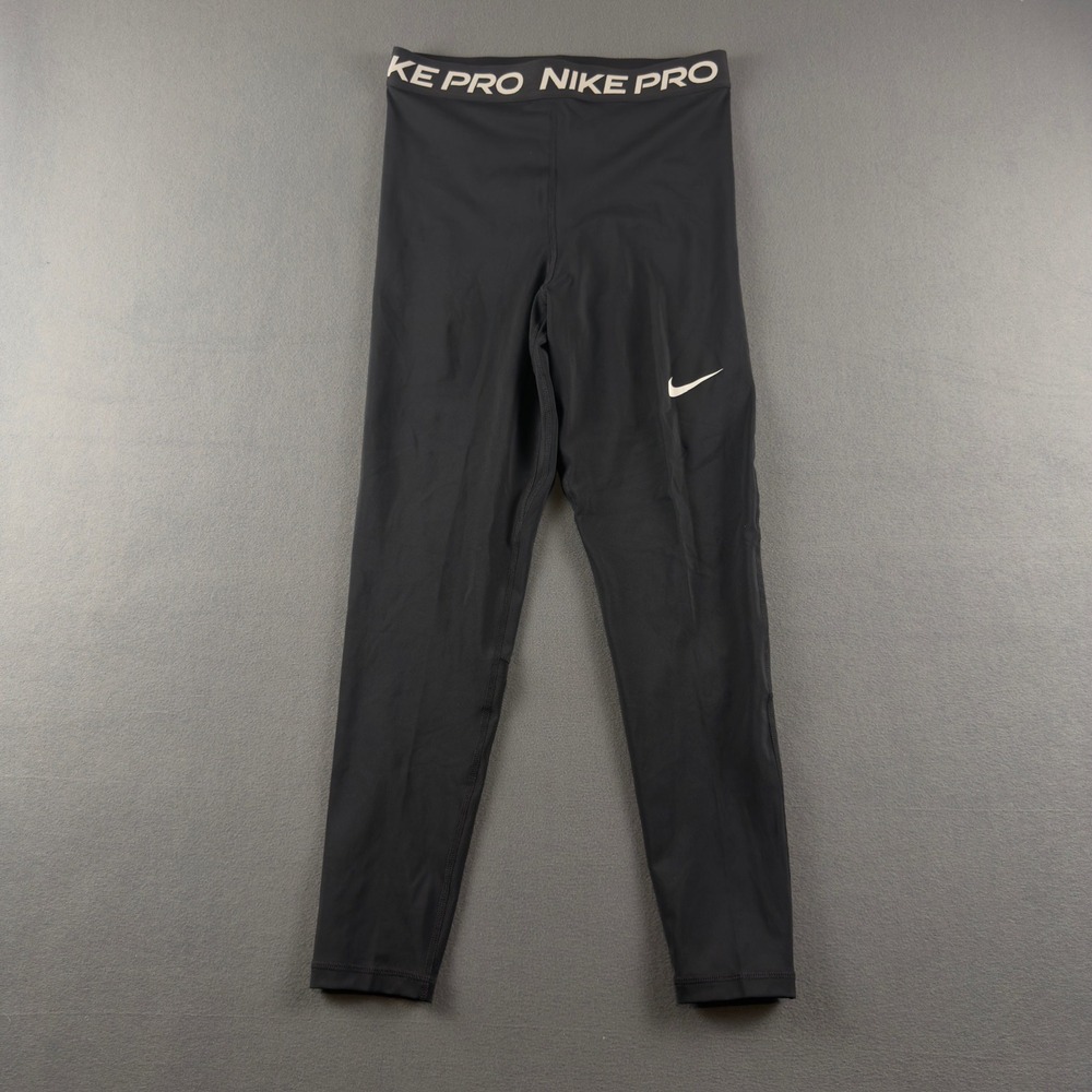 Nike Pro Dri-FIT Womens Black Training Leggings DH4896-010 Medium